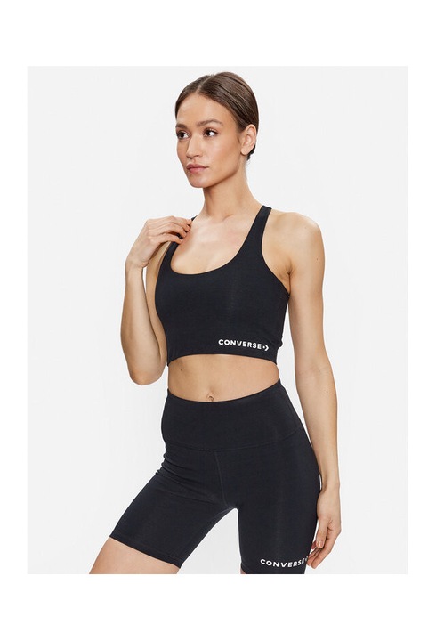 Sutien dama, Converse, 302706457, Bumbac, Negru, Negru