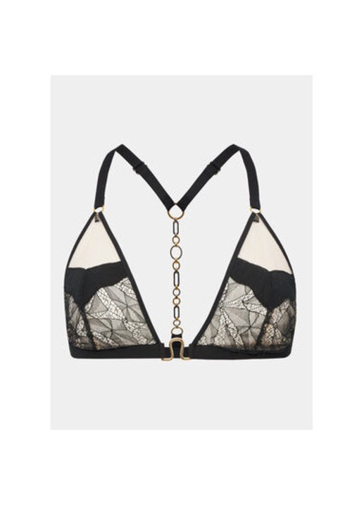 Női melltartó, Chantelle, 303475505, Poliamid/Modal, Fekete, Fekete