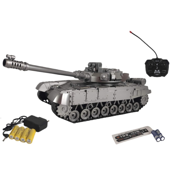 Военен танк с дистанционно управление RC от стомана 1:16