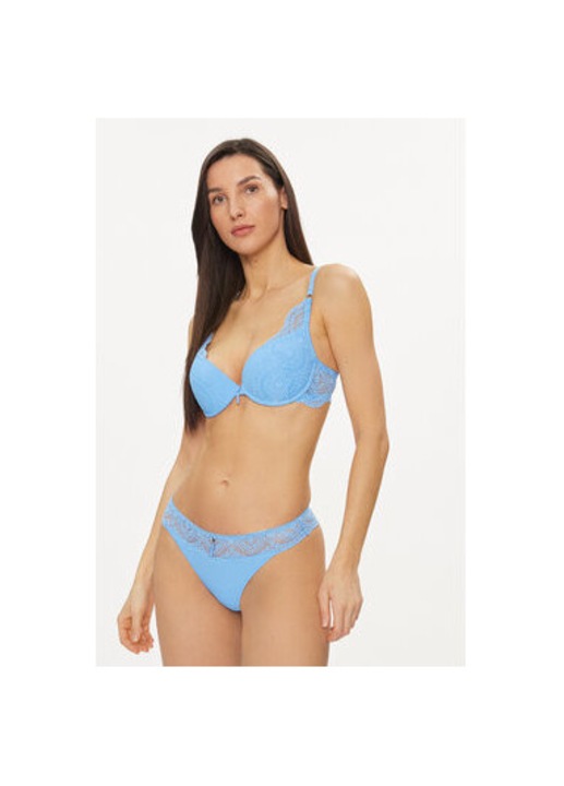 Női bugyi, Selmark, 303688028, Poliamid/Poliészter, Kék, Kék