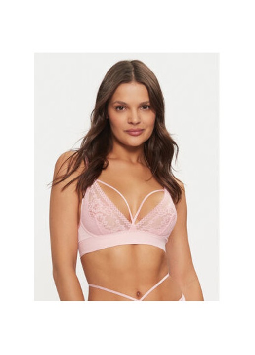 Női melltartó, Hunkemoller, 304558641, poliamid, rózsaszín, Rózsaszín