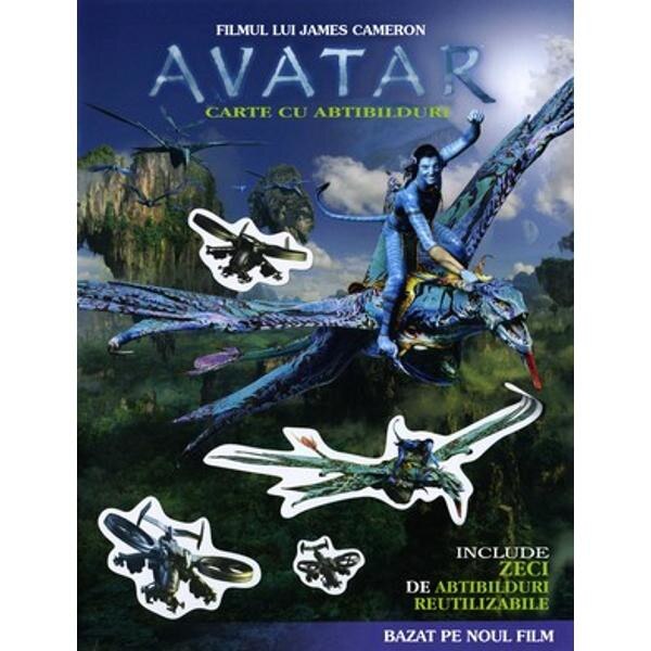 Avatar - Carte cu abtibilduri reutilizabile