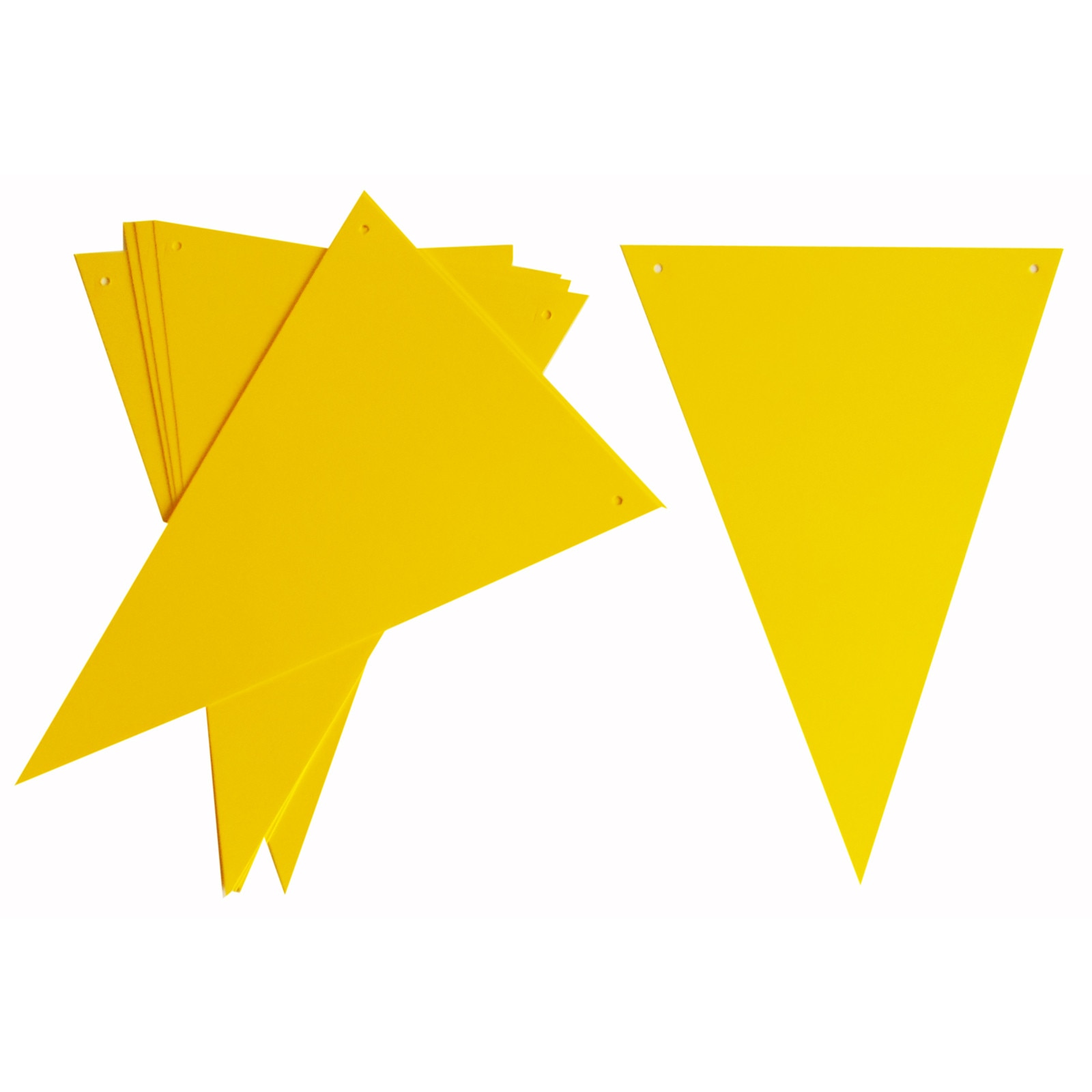 Ghirlanda party 10 stegulete galbene 148 x 210 mm