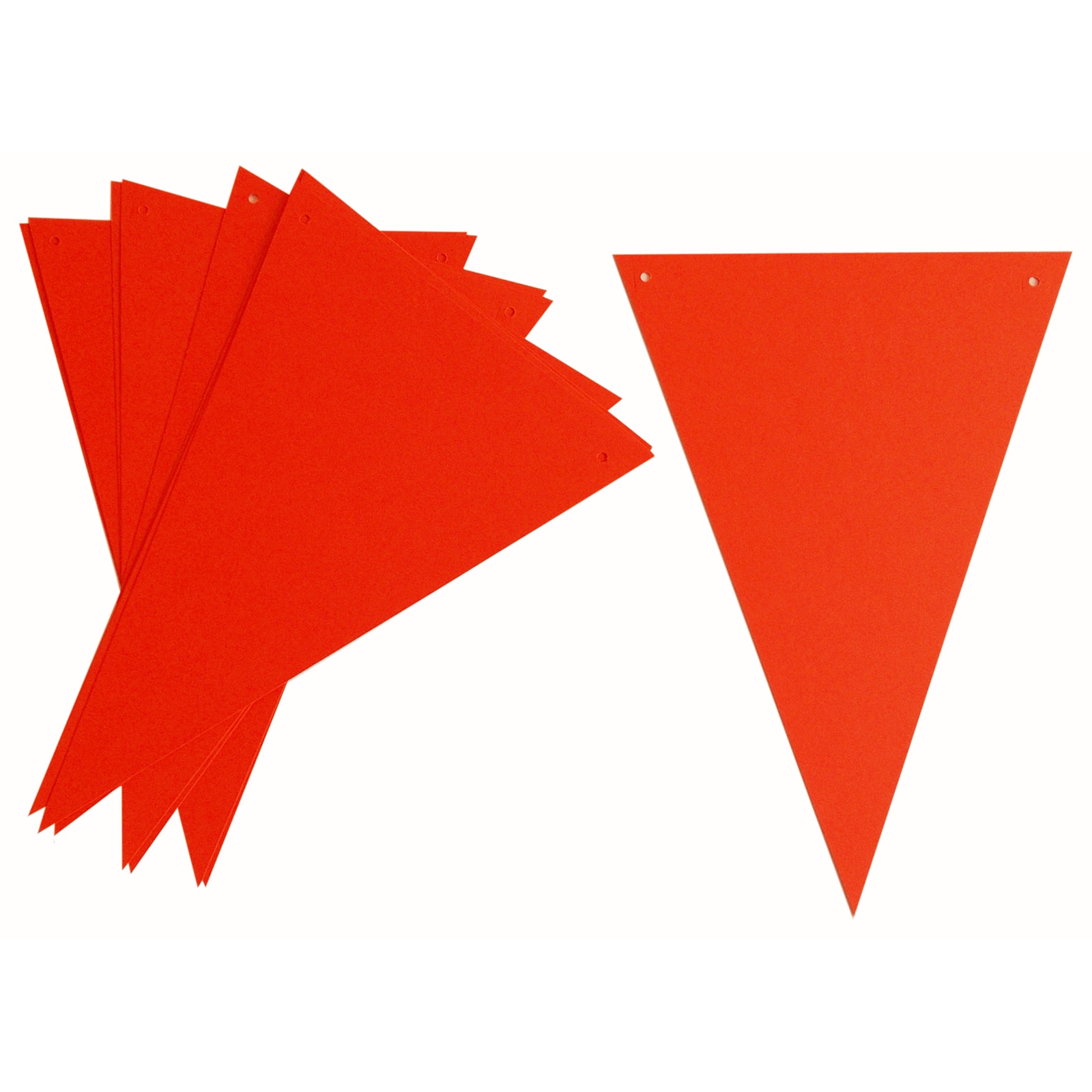 Ghirlanda party 10 stegulete rosii 148 x 210 mm