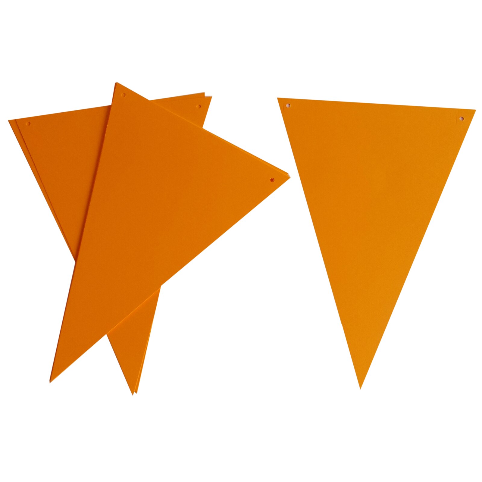 Ghirlanda party 10 stegulete portocalii 148 x 210 mm
