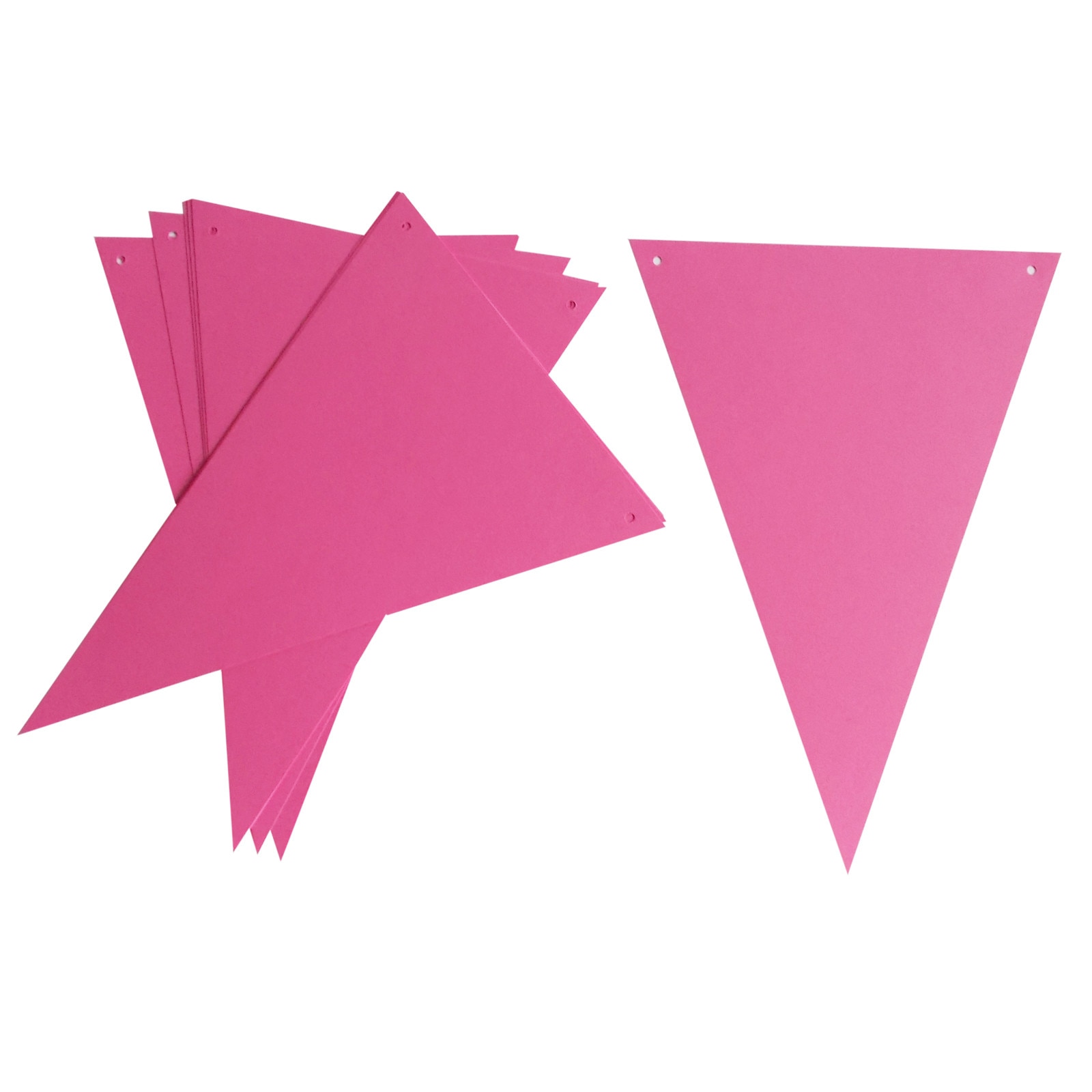 Ghirlanda party 10 stegulete roz ciclam 148 x 210 mm