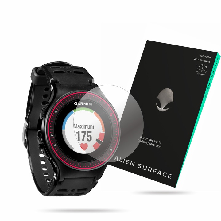 Alien Surface fólia, Garmin Forerunner 225, képernyővédő 1+2 Grid