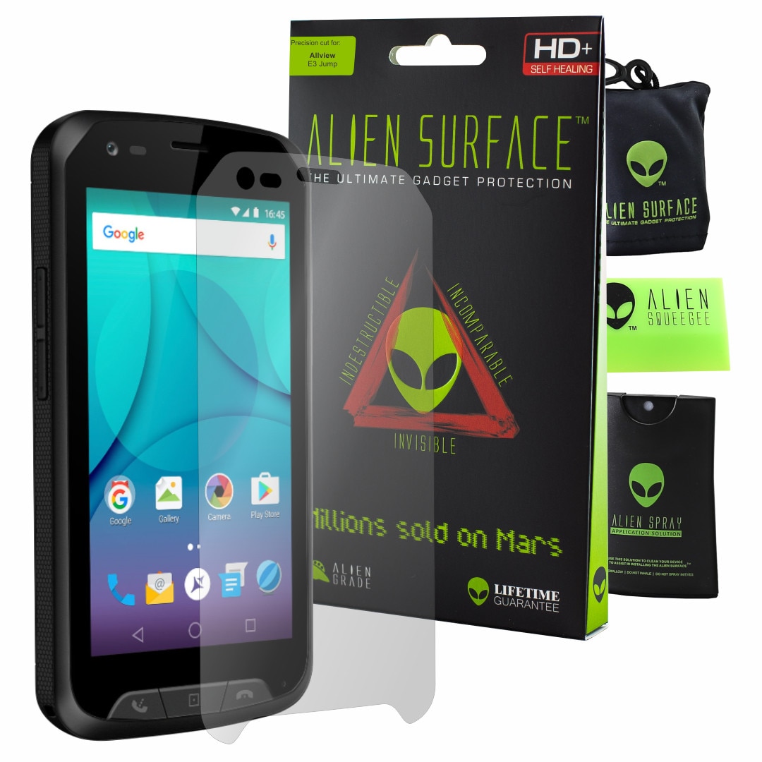 Folie Alien Surface HD, Allview E3 Jump, protectie ecran + Alien Fiber cadou