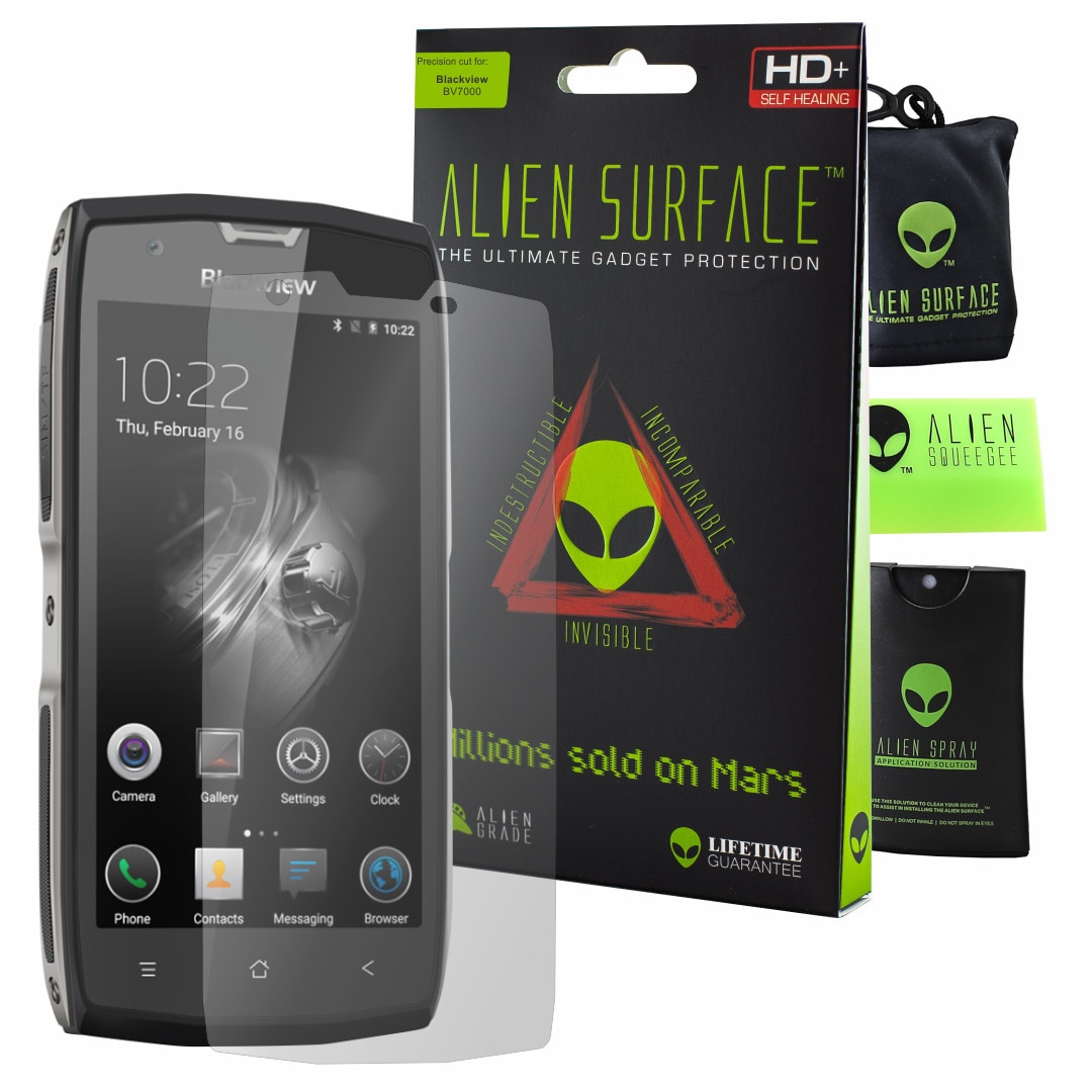 Folie Alien Surface HD, Blackview BV7000, protectie ecran + Alien Fiber cadou