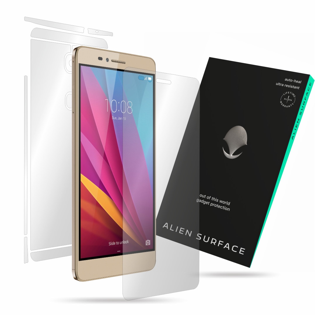 Folie Alien Surface, Huawei Honor 5X, protectie ecran, spate, laterale