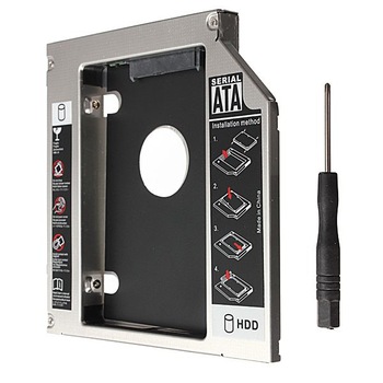 Rack HDD Caddy pentru laptop grosime 9.5mm interfata Sata la Sata Rack HDD Caddy pentru laptop grosime 9.5mm interfata Sata la Sata