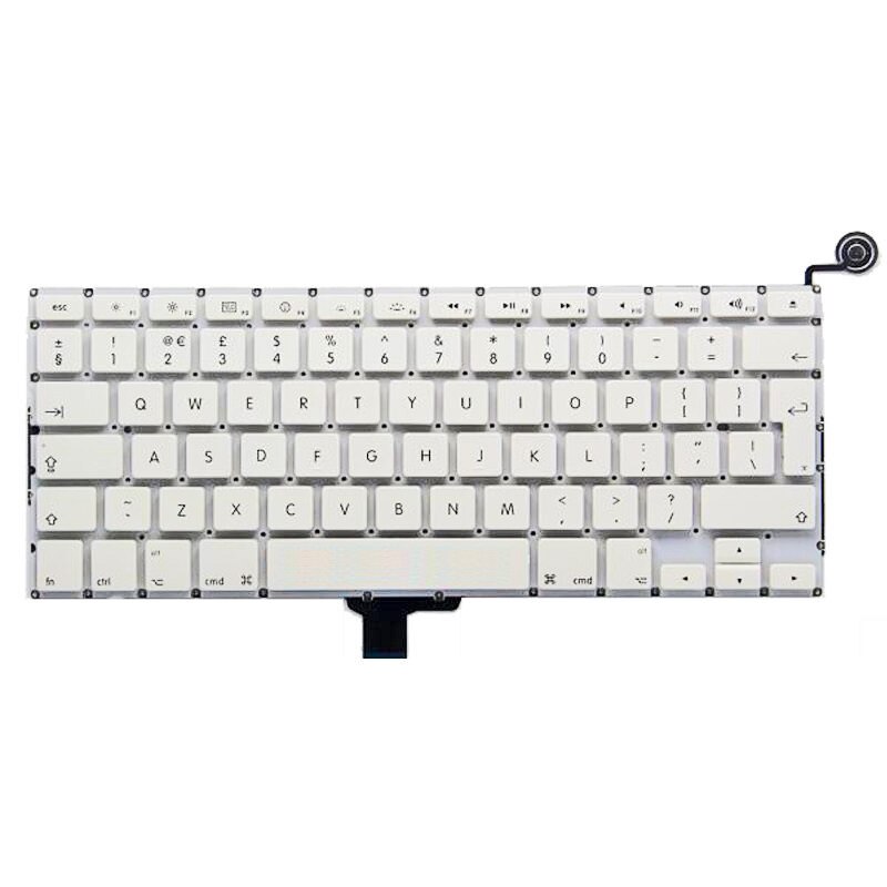 Tastatura pentru Macbook A1342 Alba 13 inch 2009 - 2010 Layout UK