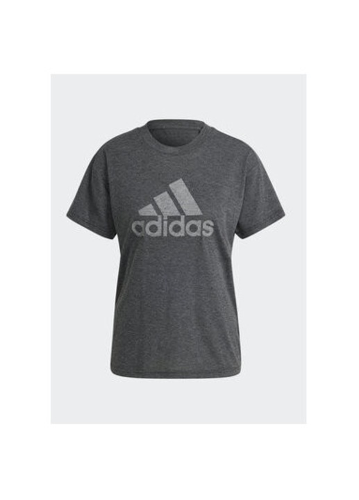 Дамска тениска, Adidas, 302538027, Рециклиран полиестер/Вискоза, Сива, Сив, XS
