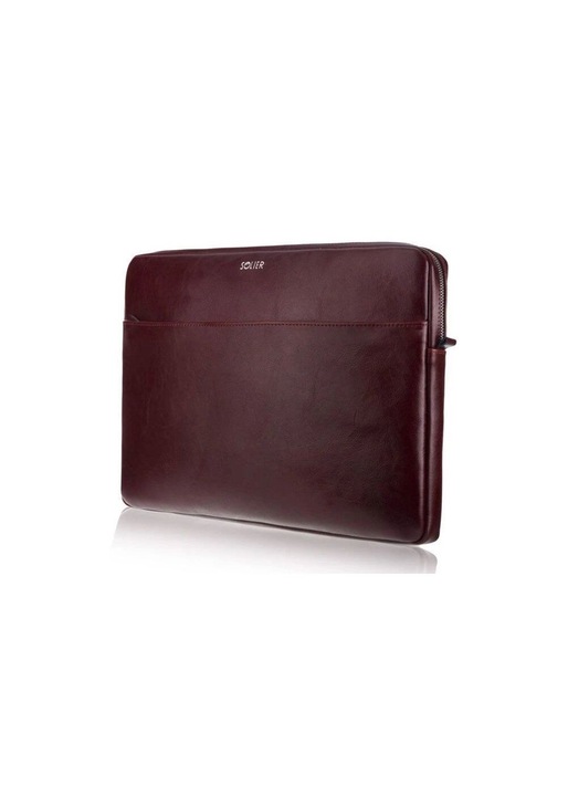 Solier unisex laptop táska 15 inch, bordó