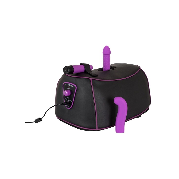 Szexgép, You2Toys, 37x27x18cm, vibrátor, fekete/lila