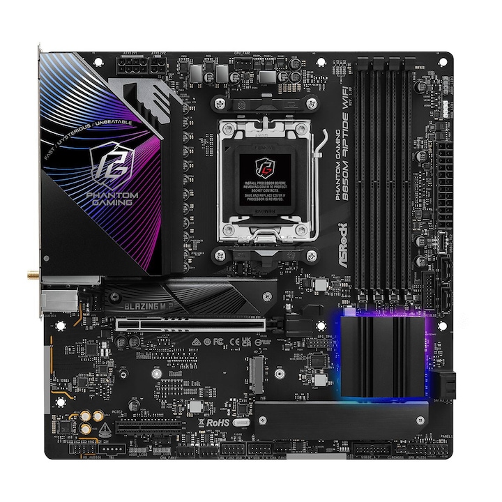 Дънна платка ASRock B850M RIPTIDE WIFI7 socket AM5 B850M-RIPTIDE-WIFI