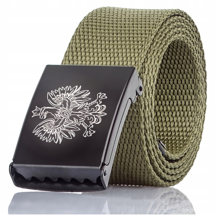 Curea barbati, Textil, Kaki, Gracio PP-46, Kaki, 165