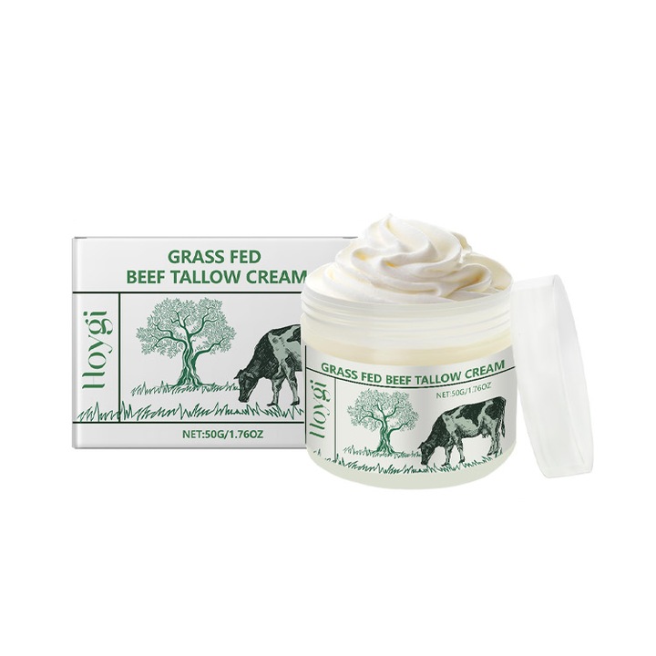 Crema de fata si corp Hoygi cu sebum de vita, hidratare profunda, non-grasa, 50g