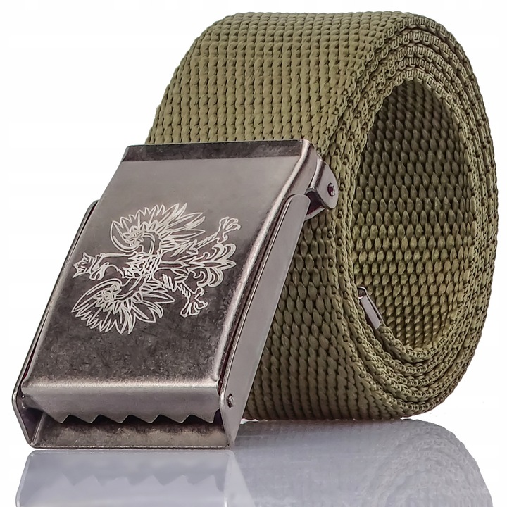 Curea barbati, Textil, Kaki, Gracio PP-48, Kaki, 155