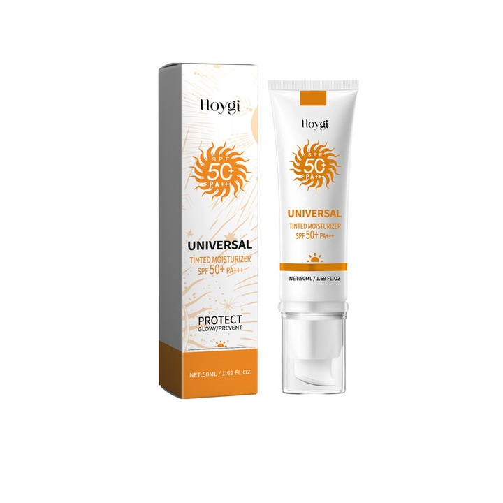 Crema de protectie solara Hoygi, SPF50+, 50ml, efect de hidratare, controlul uleiului