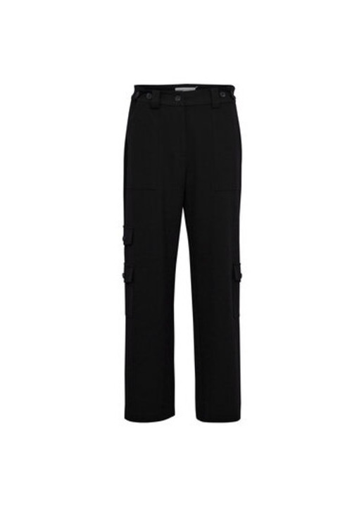 Női nadrág, Karen By Simonsen, 302969463, Poliészter/Viszkóz, Fekete, Fekete