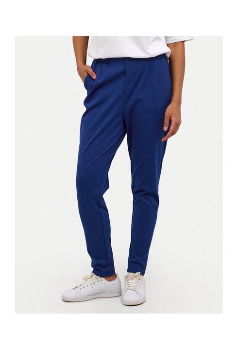 Női nadrág, Kaffe, 304751806, Poliészter/Viszkóz, Kék, Kék