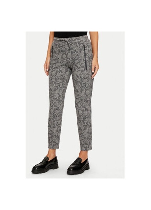 Női nadrág, Olsen, 304695636, Viszkóz/Poliamid, Szürke, Szürke