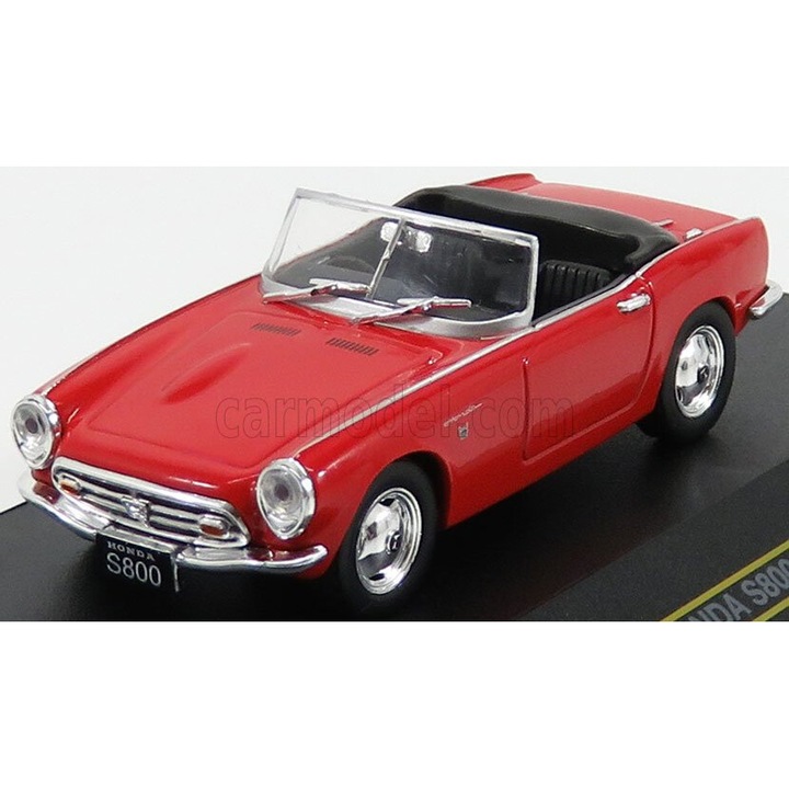 Modellautó, Honda S800 Spider Open 1966, 1:43, piros