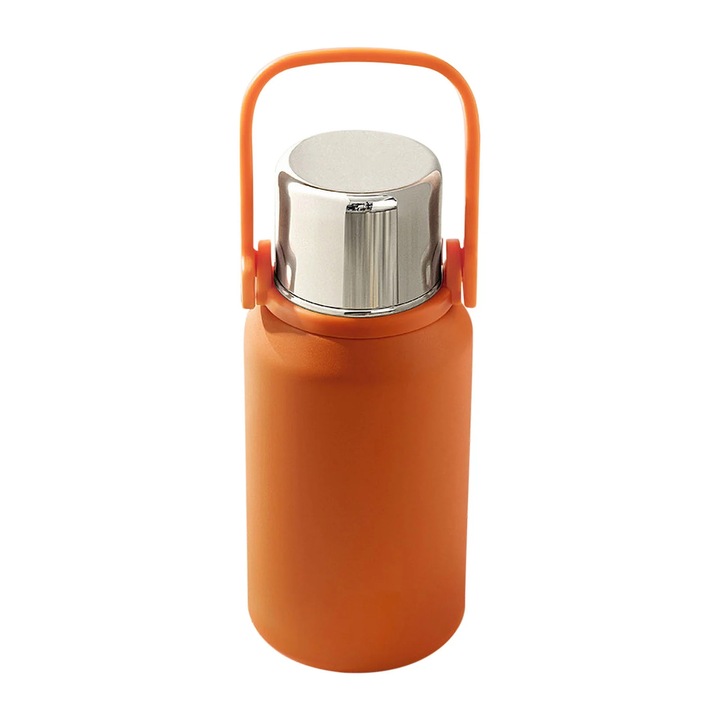 Sticla apa sport, otel inoxidabil 316, capacitate mare, izolat, 800ml, argintiu