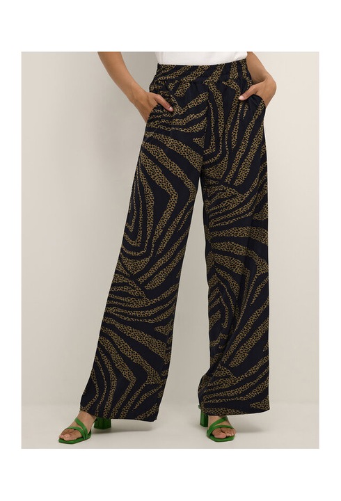 Női nadrág, Karen By Simonsen, 302182640, Poliészter, Barna, Barna