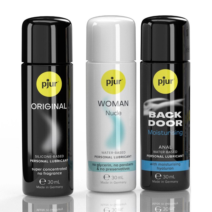 Síkosító, Pjur, 3x30ml, víz és szilikon alapú