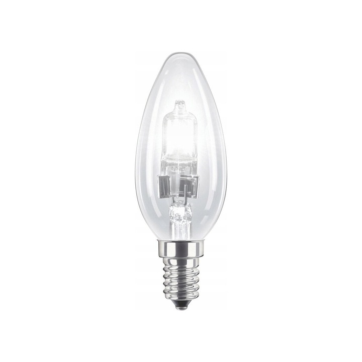 BELLIGHT E14 18W прозрачна халогенна крушка, класическа, 2000 часа, клас G