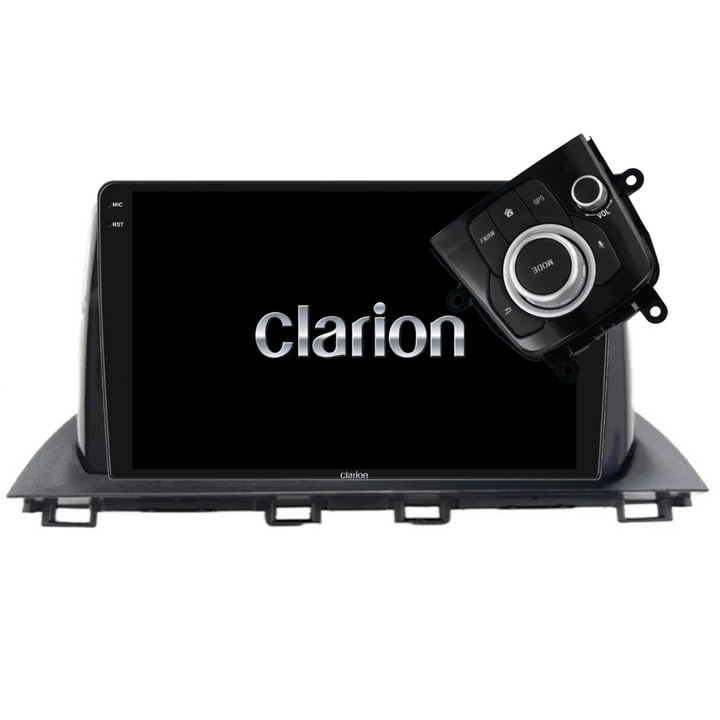 Navigatie CLARION Mazda 3 2013-2018 + Joystick 2K 8GB 256GB 8 CORE