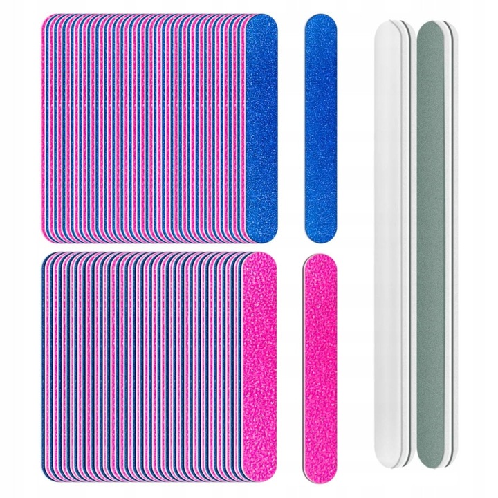 Set 100 Pile Cosmetice Profesionale, TRS, Jednorazowe, 180/240, Natural, 18x2x0,2cm