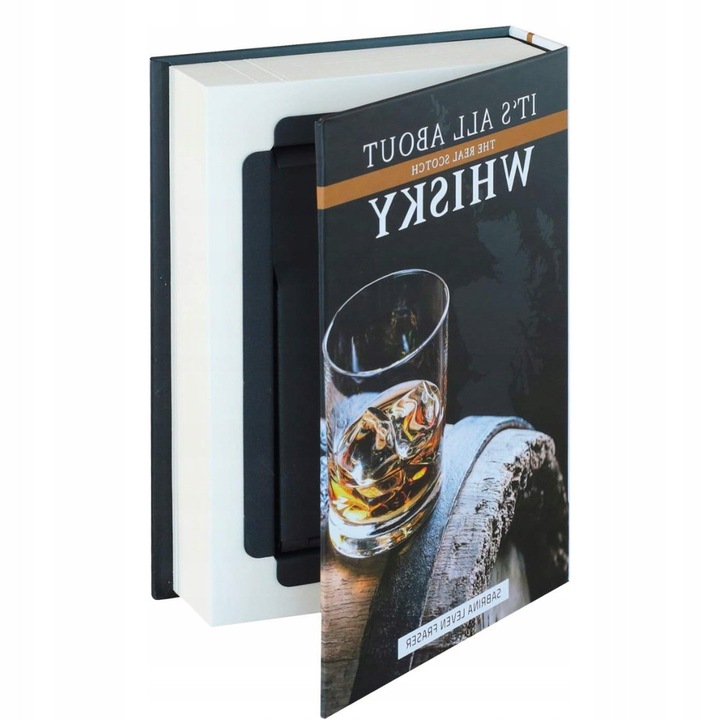 Сейф за пари, TRS, дизайн на книга за уиски, 18.7x13x4.2 см