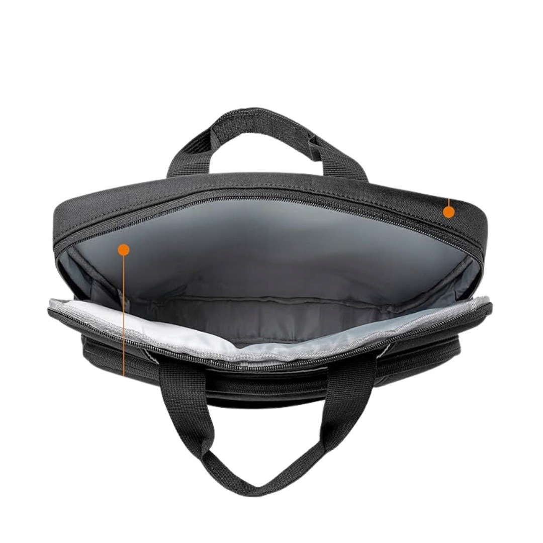 Geanta laptop TRS, waterproof, capacitate mare, culoare neagra, dimensiuni universale