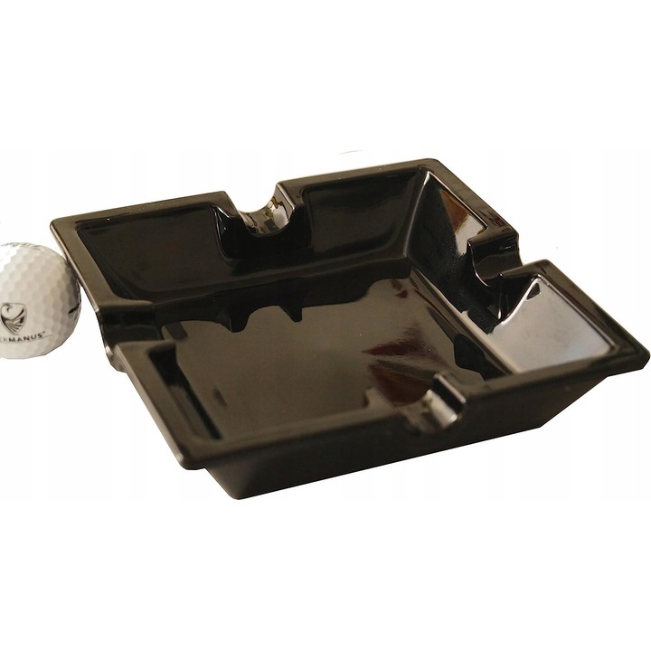 GERMANUS "Regulus" hamutartó, színes üveg, fekete, 16x16x4cm, 4 polc, szett