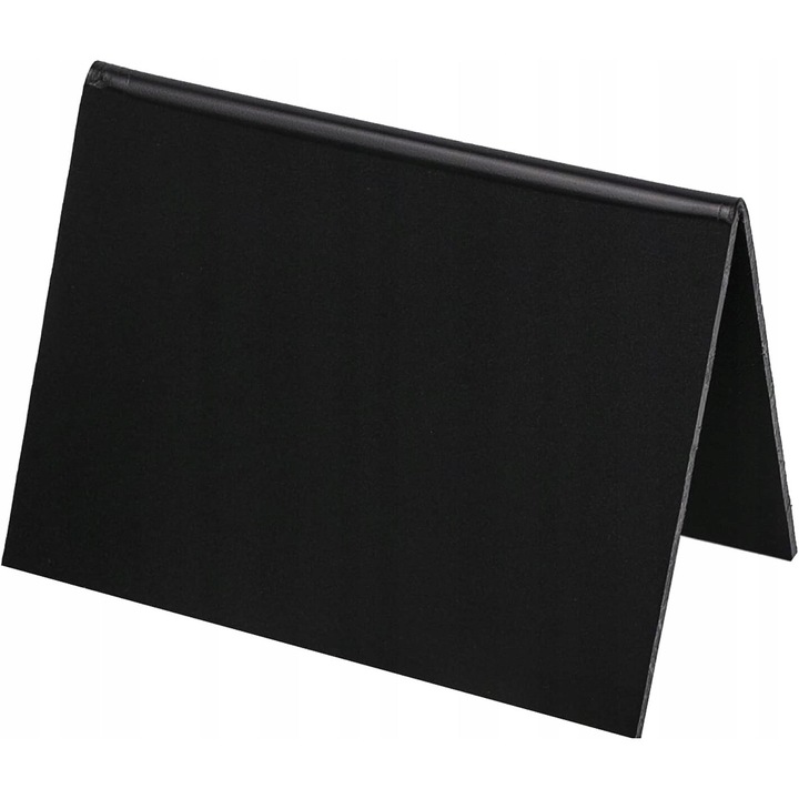 Set 10 tablite pentru numere de masa, TRS, Negru, 10x7cm