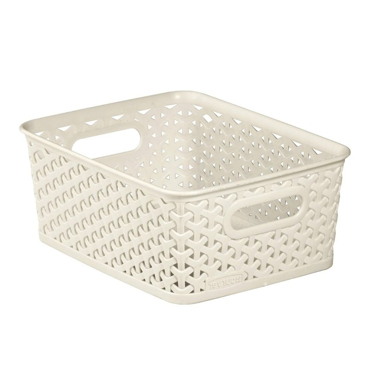 Cos de depozitare TRS, 13L, alb, 36x30x13cm