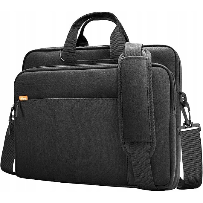 Geanta laptop TRS, waterproof, capacitate mare, culoare neagra, dimensiuni universale
