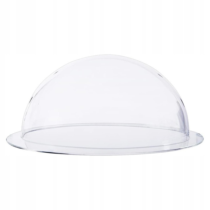 Platou acrilic Taurus, transparent, 20cm, rezistenta la zgarieturi