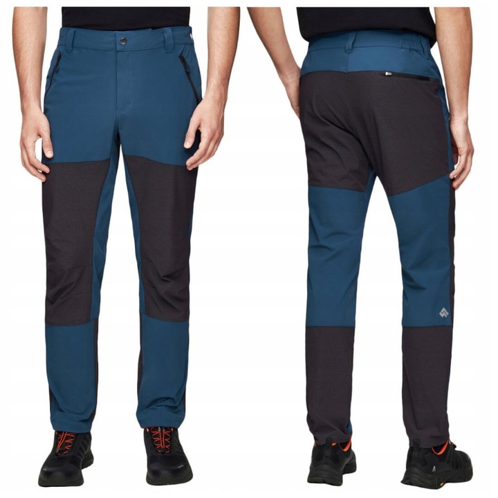 Alpinus Dekan férfi sportnadrág, könnyű, strapabíró, sötétkék, gyorsan száradó anyagú, UV védelem, 2XL INTL