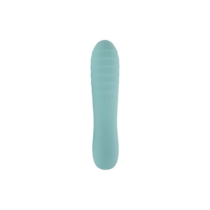 Мини вибратор Cuties, 8 режима, 16.4 см, Силикон, Водоустойчив