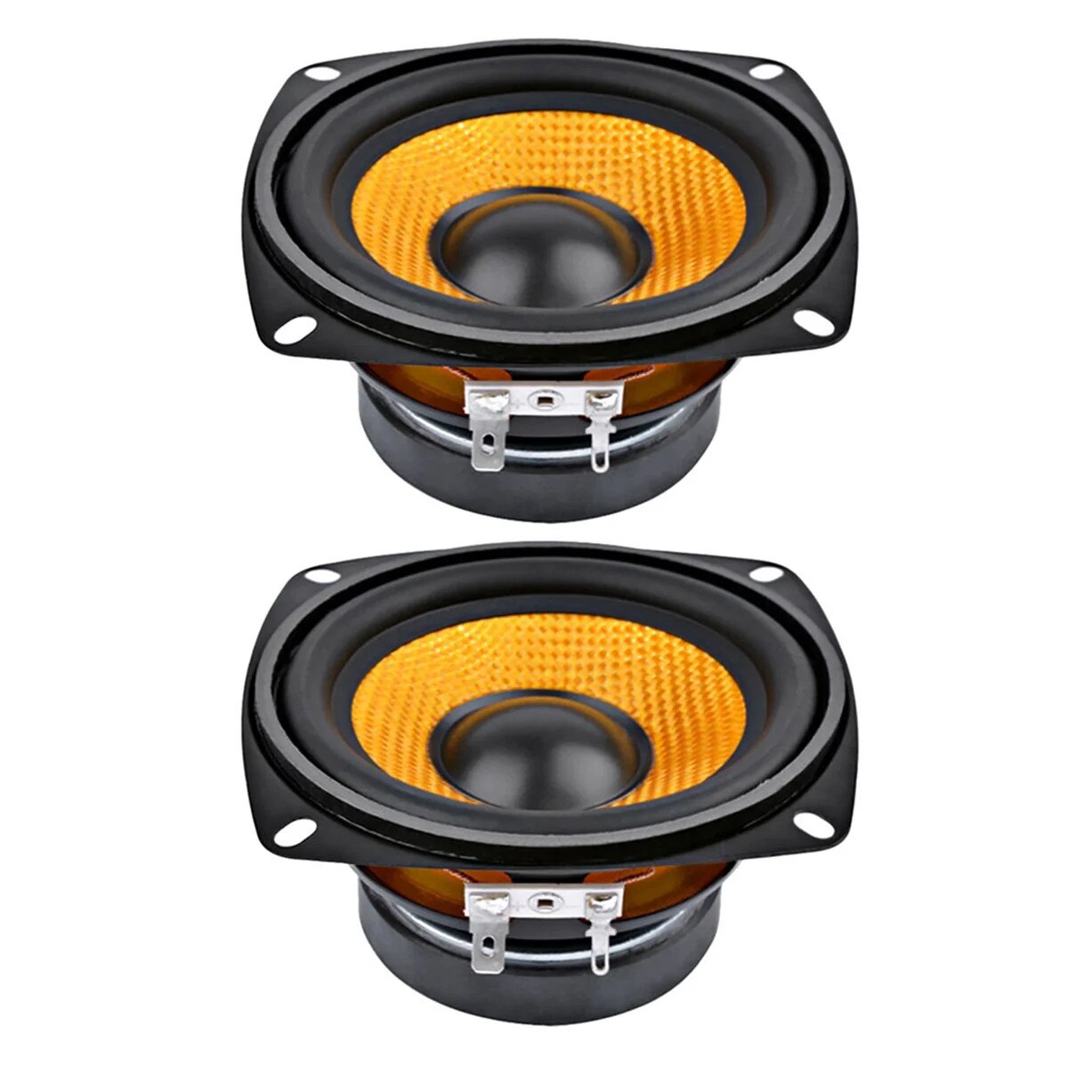Set 2 boxe portabile audio 4 inch, 4 ohmi, 15W, dimensiuni