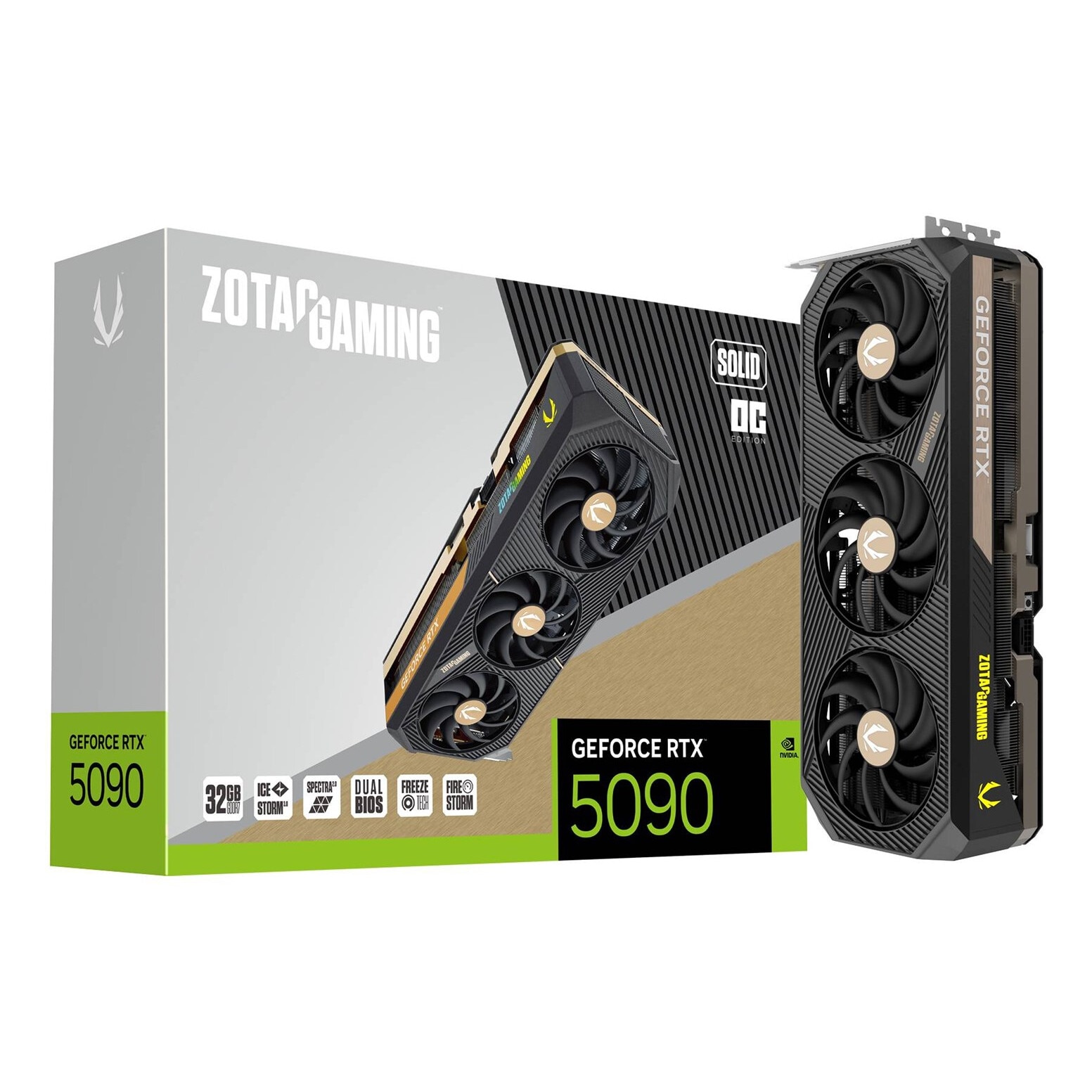 Placa video ZOTAC GAMING RTX 5090 SOLID OC 32GB GDDR7 - eMAG.ro
