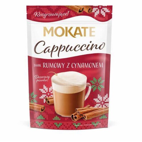 Cappuccino cu aroma de rom si scortisoara 110g - Mokate
