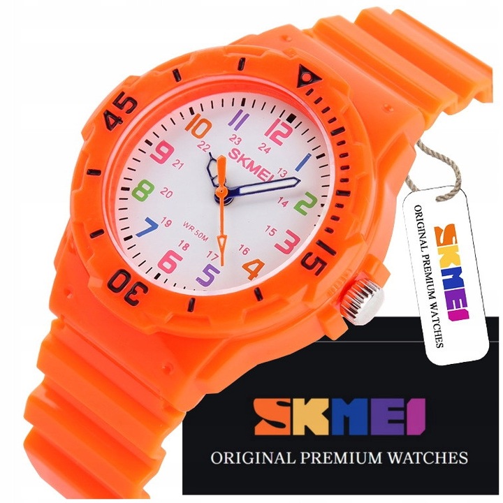 Ceas copii SKMEI KIDS WATCH, 7 culori, mecanism japonez, curea siliconica, rezistent la apa WR50