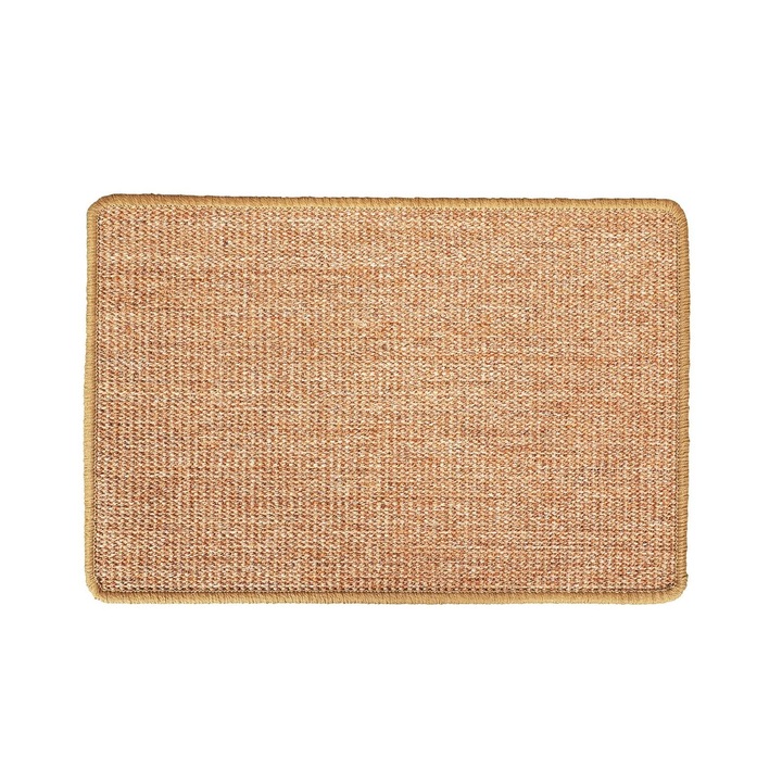 Covoras de zgariat pentru pisici, Stnqtsrv, Non Toxic, Sisal, 40x60cm, Bej