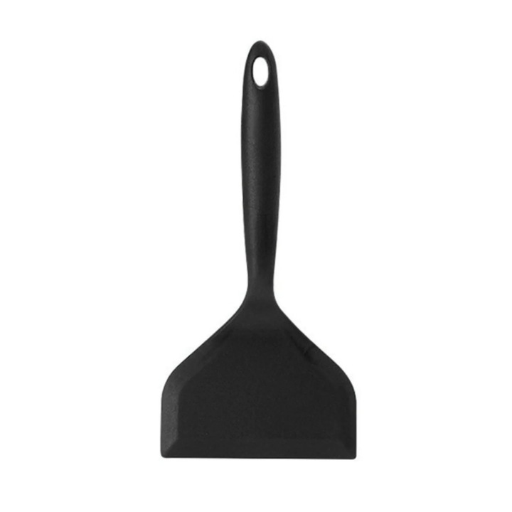 Spatula silicon, lata, termorezistenta, alb, 25x12cm