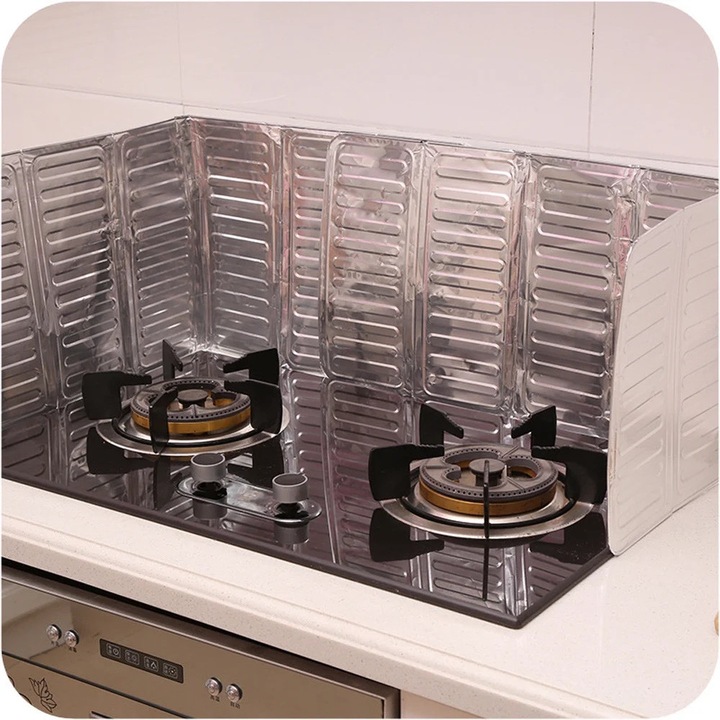 Placa izolatoare pentru aragaz, folie aluminiu, 84x32.5cm